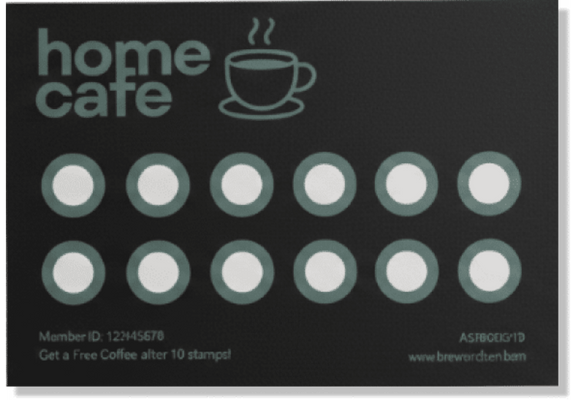 Conventional loyalty cards